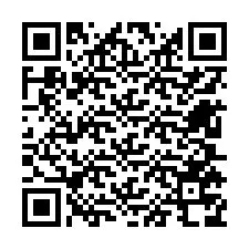 Codice QR per il numero di telefono +12605778767