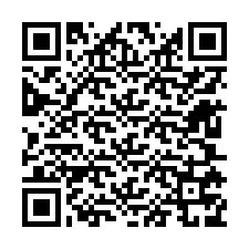 QR-Code für Telefonnummer +12605779025