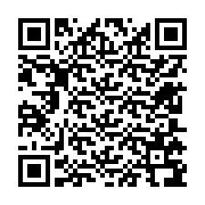 QR-Code für Telefonnummer +12605796549