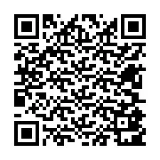 Codice QR per il numero di telefono +12605801133