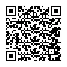 QR-koodi puhelinnumerolle +12605801779