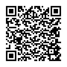 Código QR para número de telefone +12605851346