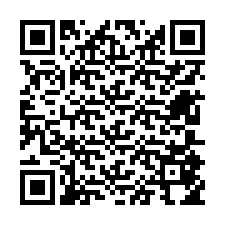 QR-Code für Telefonnummer +12605854317