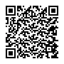 QR-code voor telefoonnummer +12605856328