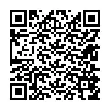 Kode QR untuk nomor Telepon +12605856655