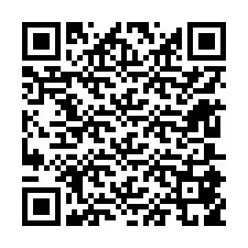 QR-code voor telefoonnummer +12605859045