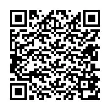 Kode QR untuk nomor Telepon +12605872256