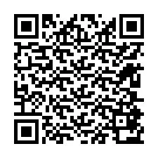 QR-Code für Telefonnummer +12605872261