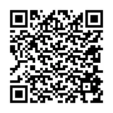 Codice QR per il numero di telefono +12605874718