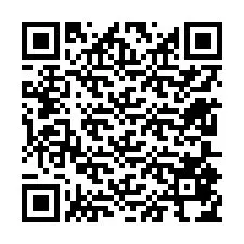 QR-koodi puhelinnumerolle +12605874719