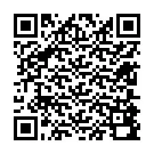 QR-code voor telefoonnummer +12605890219