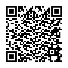 Código QR para número de teléfono +12605894099