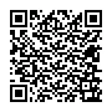 Código QR para número de teléfono +12606163173