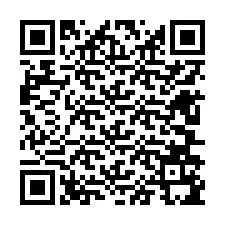 QR-Code für Telefonnummer +12606195732