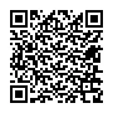 Código QR para número de teléfono +12606328957