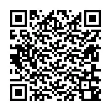 QR-code voor telefoonnummer +12606340105