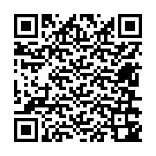 QR-koodi puhelinnumerolle +12606342877