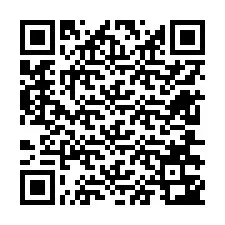 QR Code สำหรับหมายเลขโทรศัพท์ +12606343789