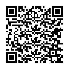 QR-Code für Telefonnummer +12606345272