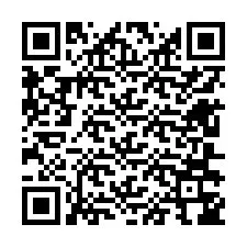 QR-Code für Telefonnummer +12606346356