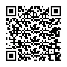 QR-Code für Telefonnummer +12606348086