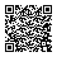 QR код за телефонен номер +12606348774