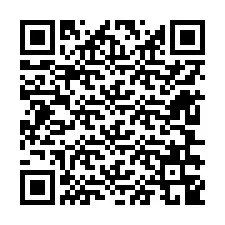 QR-Code für Telefonnummer +12606349525