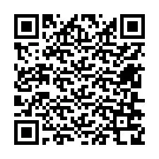 QR-code voor telefoonnummer +12606728257