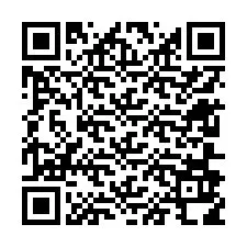 Código QR para número de telefone +12606918318