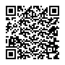 QR Code สำหรับหมายเลขโทรศัพท์ +12606918319