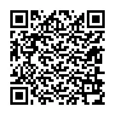 Código QR para número de teléfono +12606934445