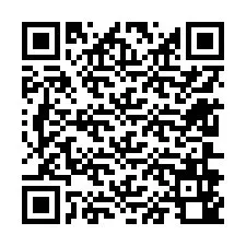 QR-koodi puhelinnumerolle +12606940549