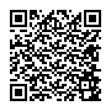 QR код за телефонен номер +12606942796