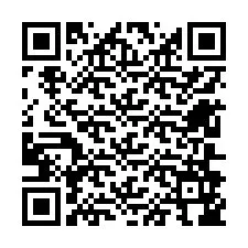 QR-code voor telefoonnummer +12606946657