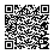 QR kód a telefonszámhoz +12607012926