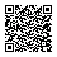 Codice QR per il numero di telefono +12607028329