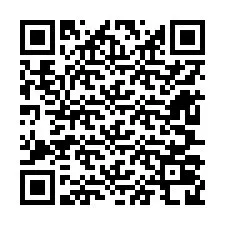 Código QR para número de teléfono +12607028335