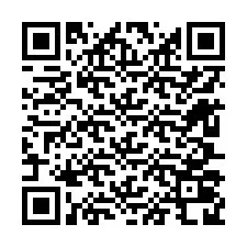 Código QR para número de teléfono +12607028361