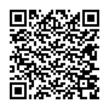 QR код за телефонен номер +12607028362