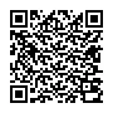 QR kód a telefonszámhoz +12607030066