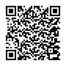 QR Code สำหรับหมายเลขโทรศัพท์ +12607032358