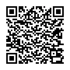 Codice QR per il numero di telefono +12607032429