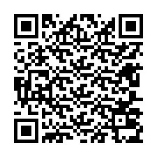 QR-Code für Telefonnummer +12607035712