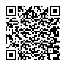 Código QR para número de telefone +12607036562