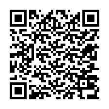 QR kód a telefonszámhoz +12607036989