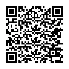 Código QR para número de telefone +12607036996