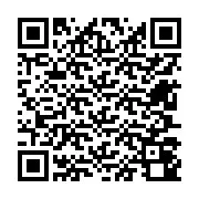 Código QR para número de teléfono +12607040167