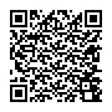 QR-код для номера телефона +12607040794