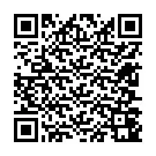 QR Code pour le numéro de téléphone +12607041279