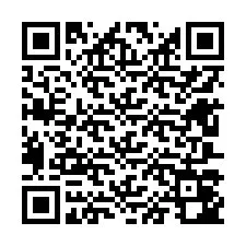 QR-Code für Telefonnummer +12607042452